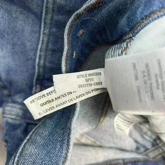 Madewell Jeans Women's 27 10 inch High- Rise Skinny Crop Denim Blue - Picture 9 of 11